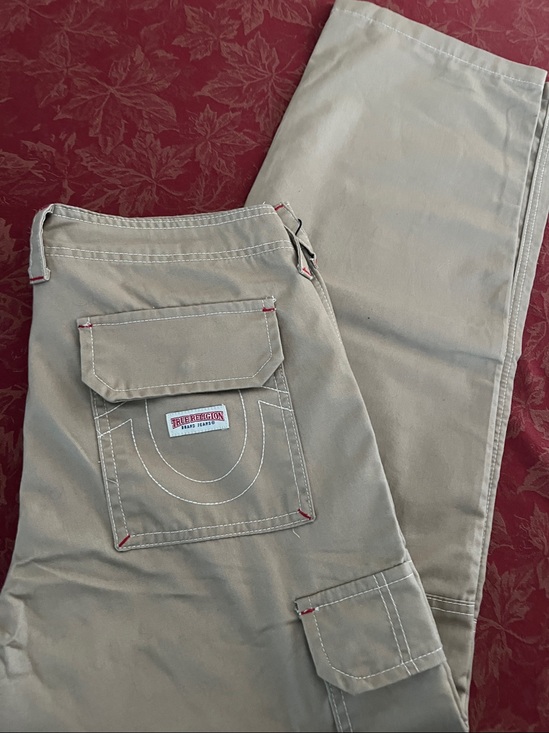 True Religion Pants - True Religion Women’s Travertine Military SN Cargo Pants NWT 29
